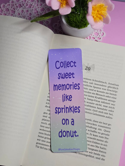 Blueberry Donut Dreams - Lesezeichen - beidseitig bedruckt