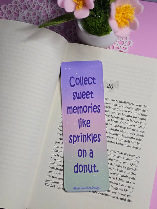 Blueberry Donut Dreams - Lesezeichen - beidseitig bedruckt
