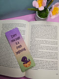 Dino in Egg & Green Dino - Bookmark - double-sided