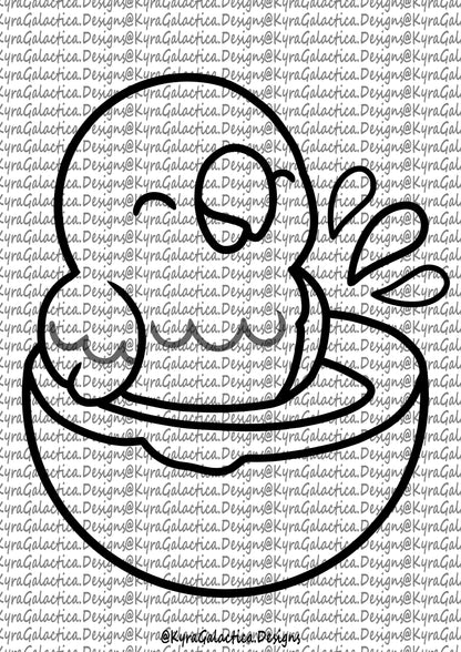 Ausmalbilder - Tropische Vögel