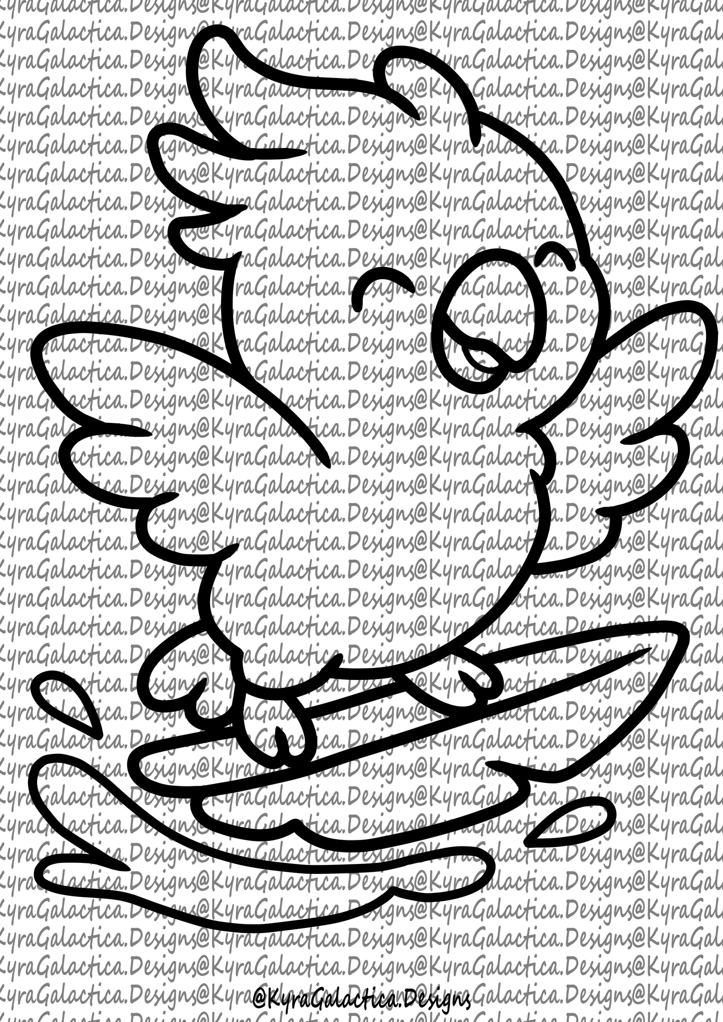 Ausmalbilder - Tropische Vögel