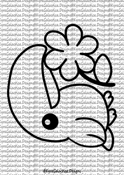 Ausmalbilder - Tropische Vögel