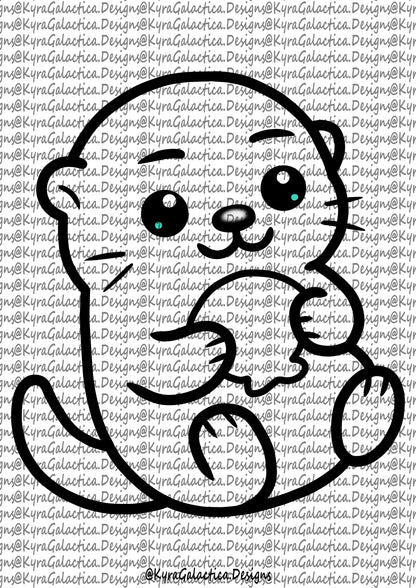 Ausmalbilder - Abenteuer von Otter Fizzel