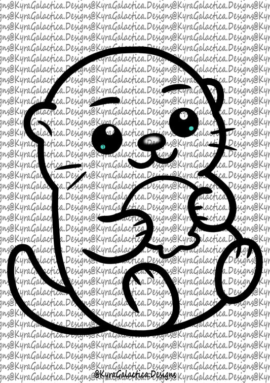 Ausmalbilder - Abenteuer von Otter Fizzel