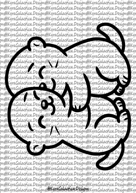 Ausmalbilder - Abenteuer von Otter Fizzel