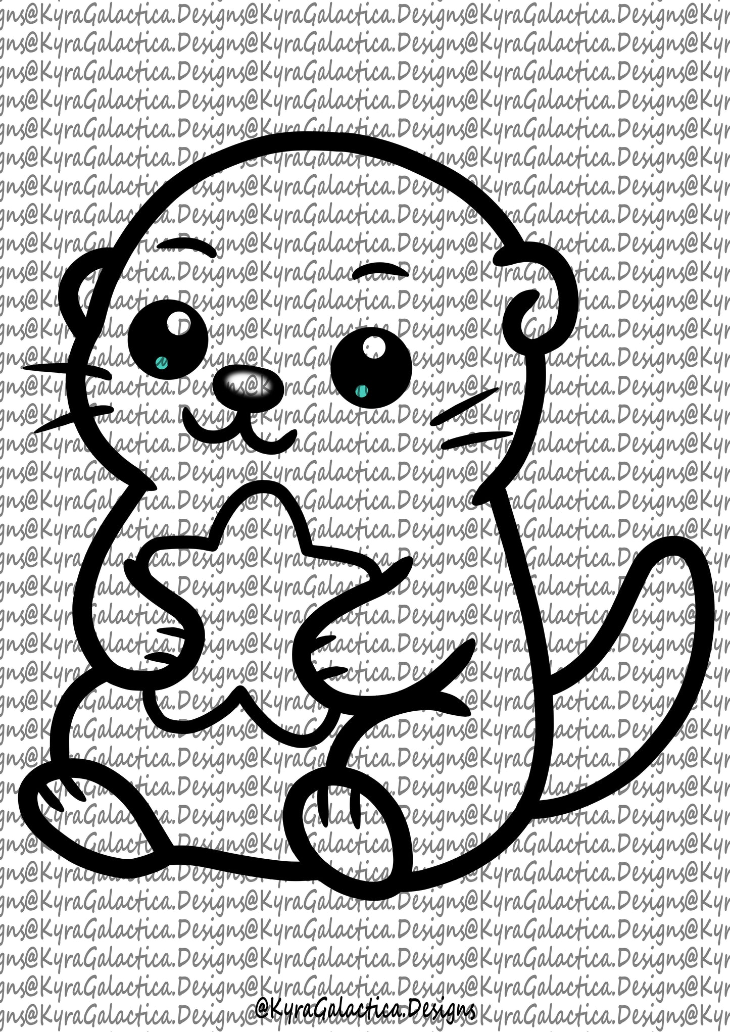 Ausmalbilder - Abenteuer von Otter Fizzel