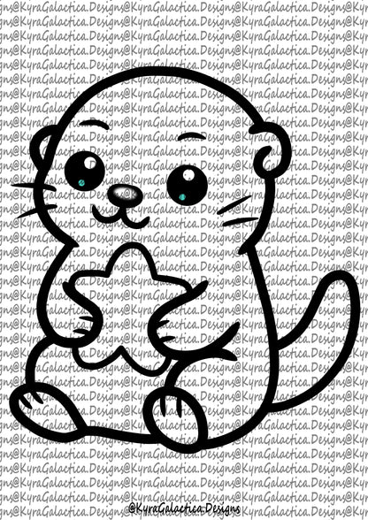 Ausmalbilder - Abenteuer von Otter Fizzel