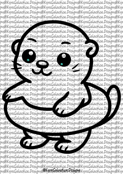 Ausmalbilder - Abenteuer von Otter Fizzel