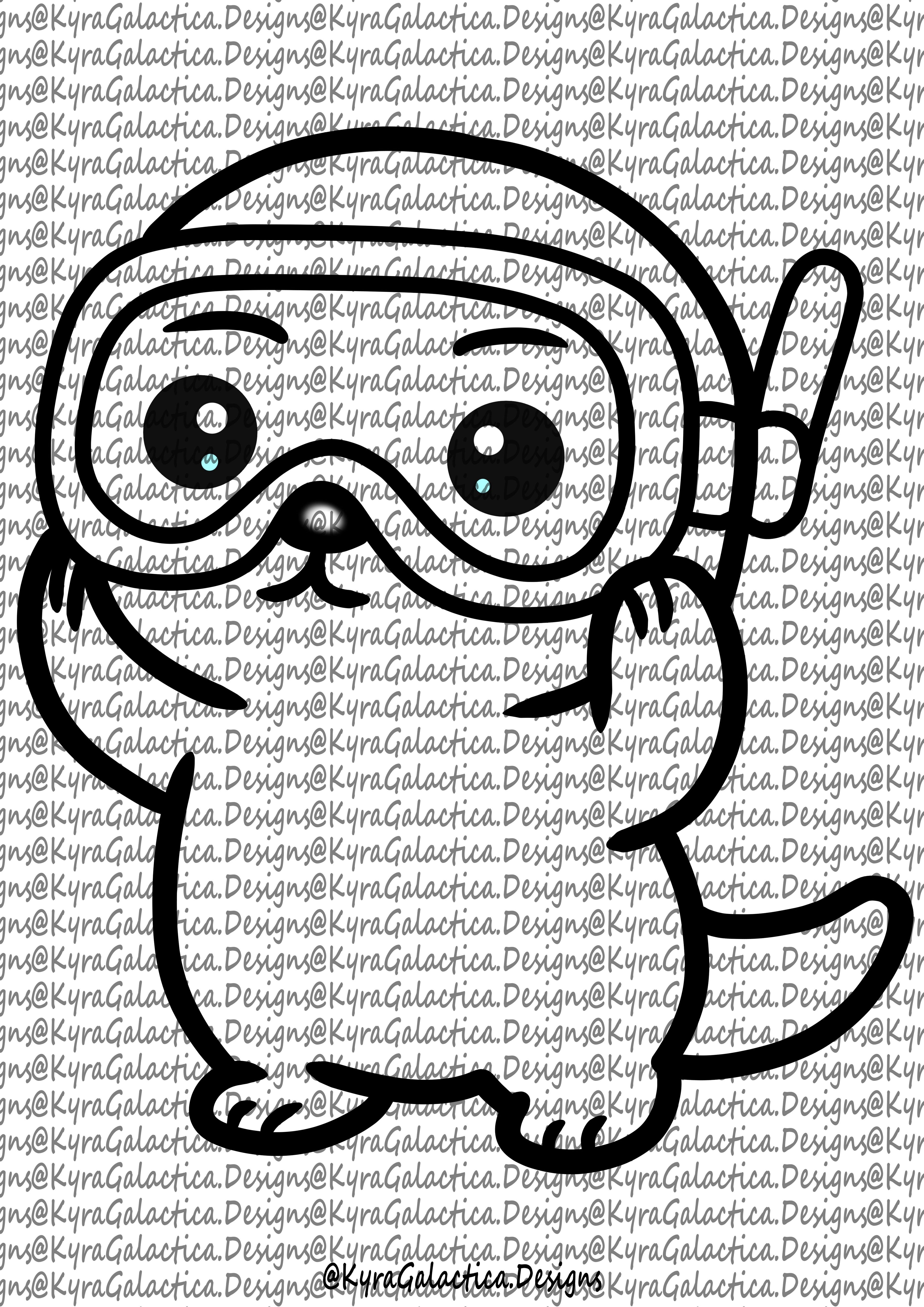 Coloring Pages - The Adventures of Otter Fizzel