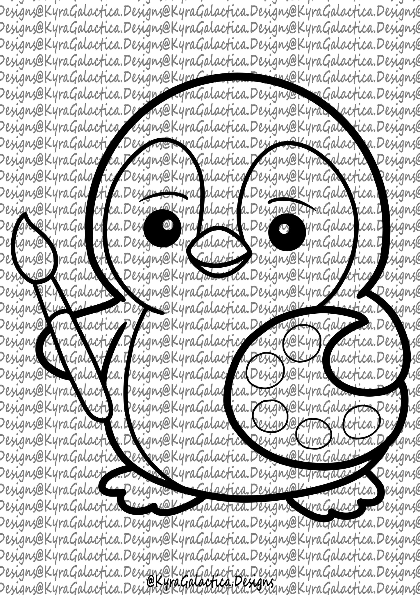 Ausmalbilder - Pinguine