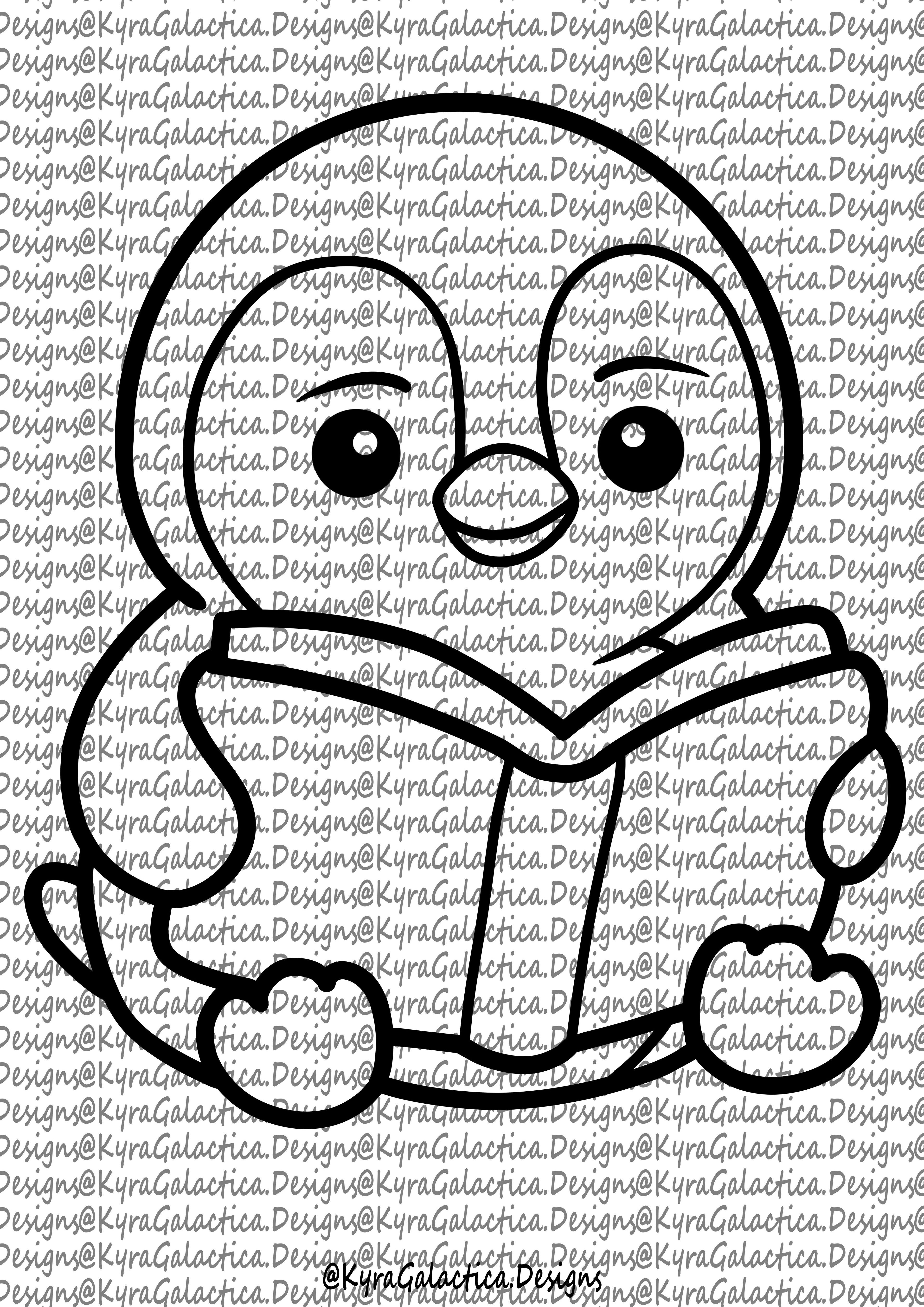 Coloring pages - Penguins