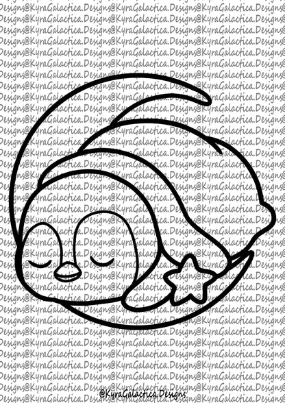 Ausmalbilder - Pinguine