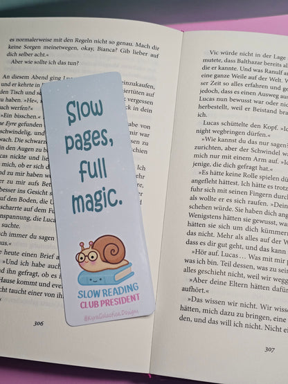 Slow and Cozy - Lesezeichen - beidseitig bedruckt