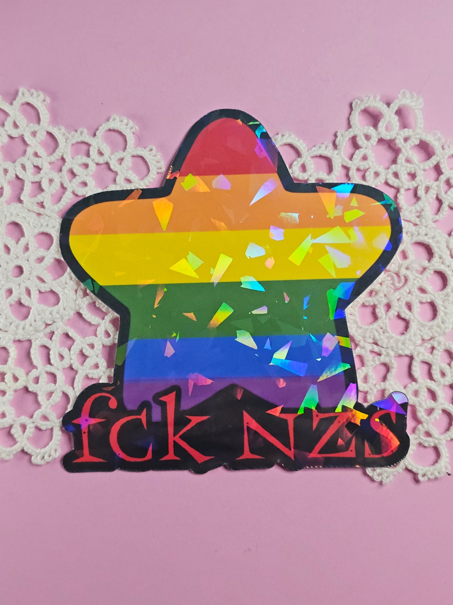 Einzelsticker - Stern „FCK NZS“