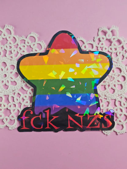 Einzelsticker - Stern „FCK NZS“