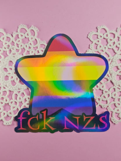 Einzelsticker - Stern „FCK NZS“