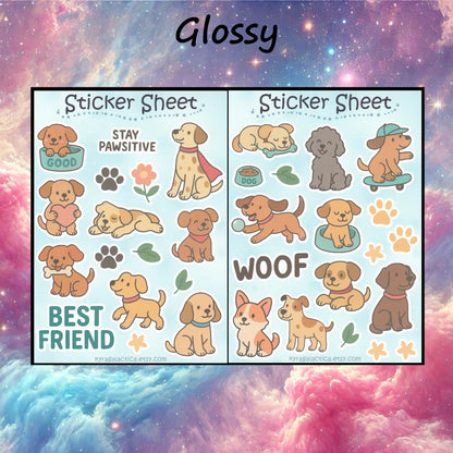 Dog Sticker Set - 2 Sheets