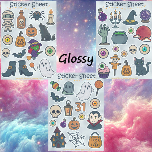 Halloween Sticker Set – 3 Sheets