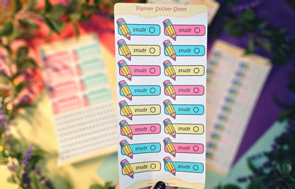 Planner Stickers – Study