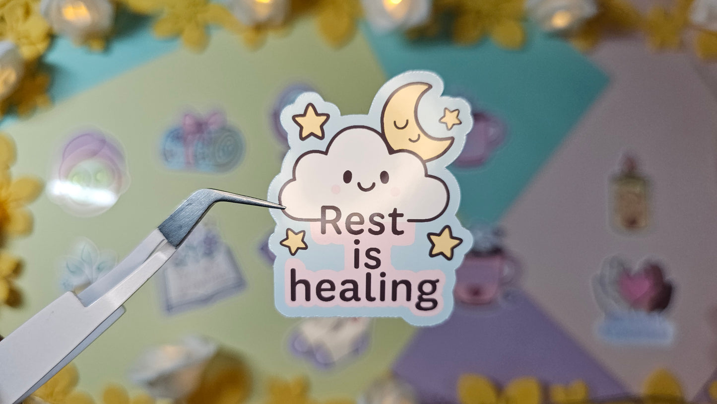 Single stickers - Selfcare Icons