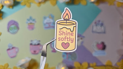 Single stickers - Selfcare Icons