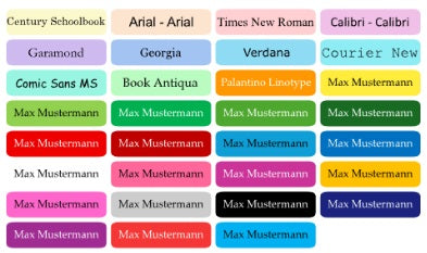 Personalized name badges – versatile and individually designed