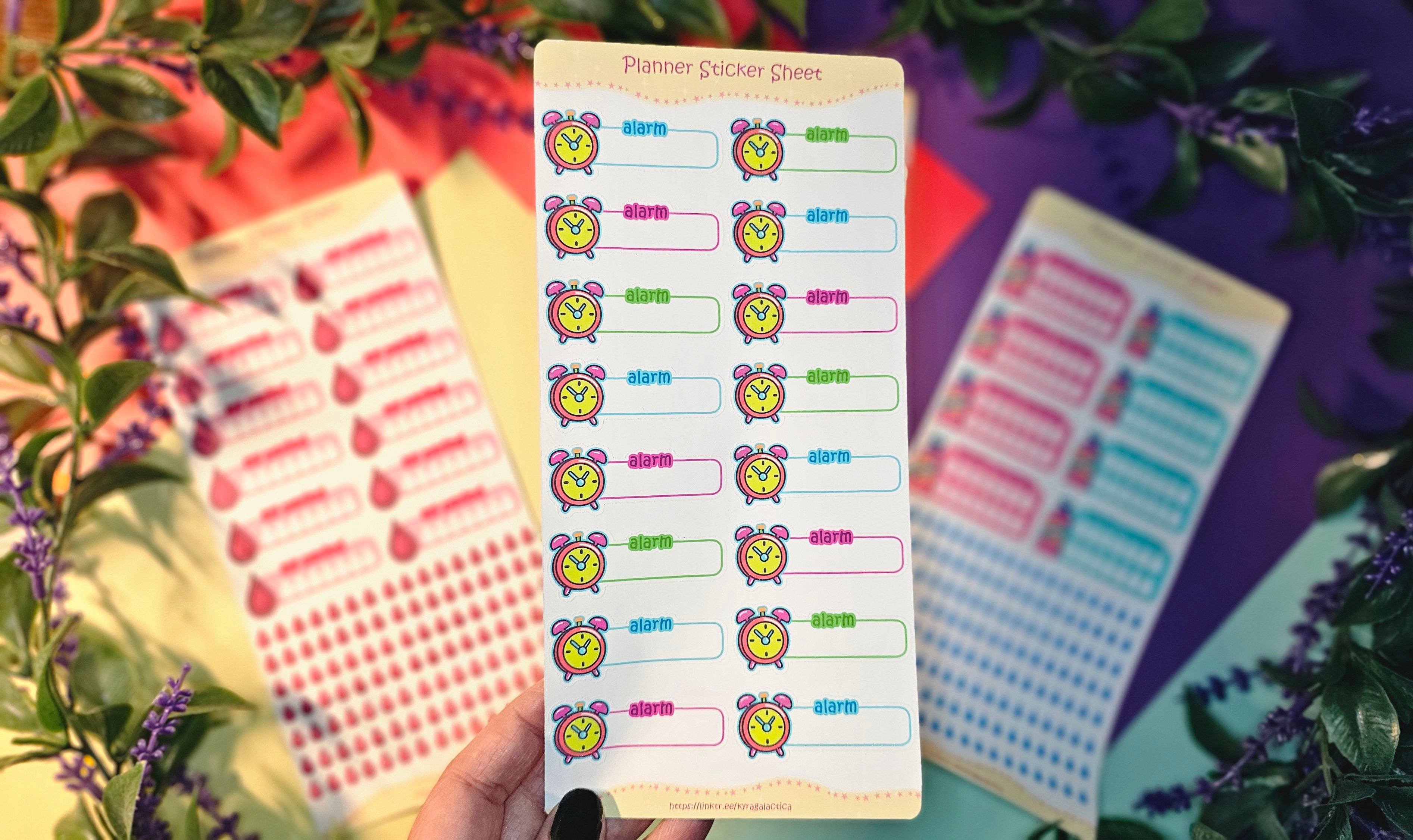 Planner Stickers – Alarm