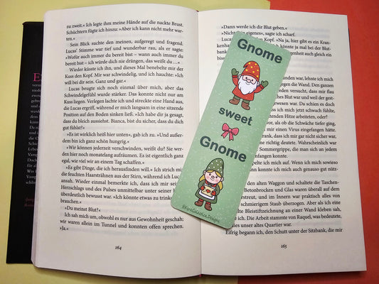 Wichtel - Lesezeichen - beidseitig bedruckt