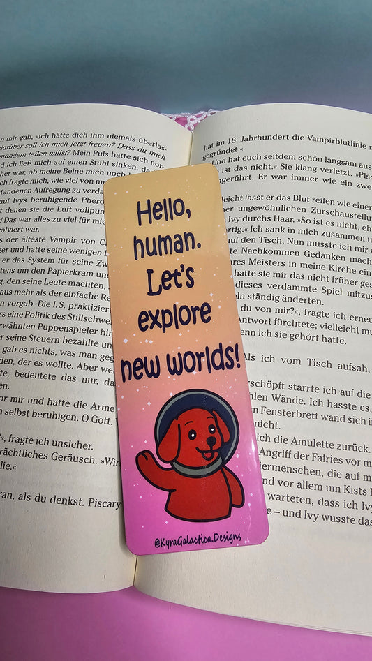 Winkehund & Zauberhund - Lesezeichen - beidseitig bedruckt