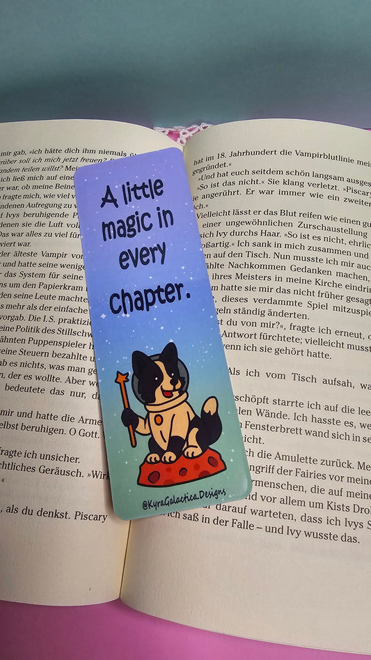 Winkehund & Zauberhund - Lesezeichen - beidseitig bedruckt