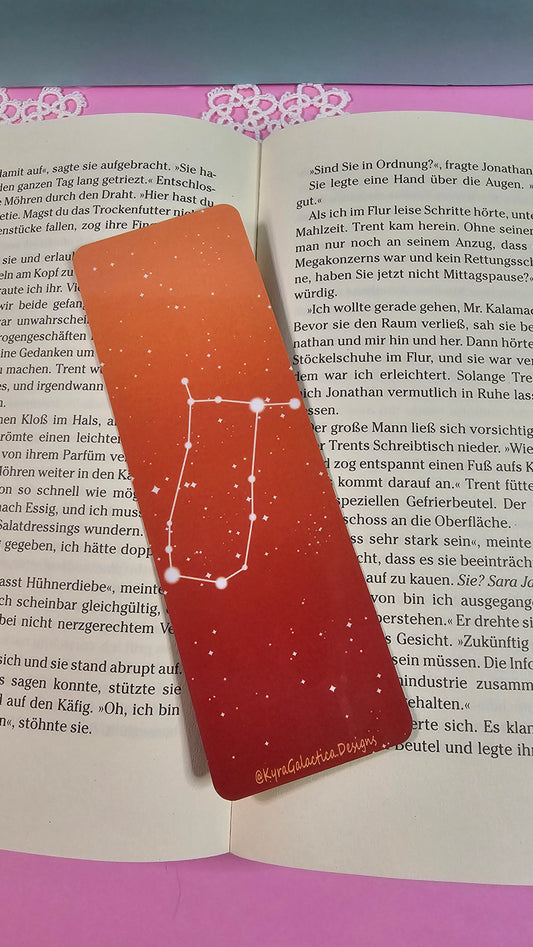 Zwillinge - Lesezeichen - beidseitig bedruckt