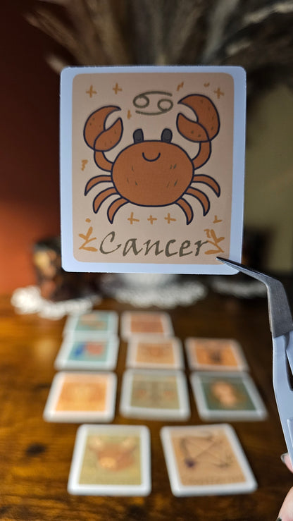 Single stickers - Zodiac signs in boho style