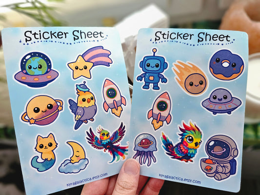 Last Chance – StickerSheets zum halben Preis! NUR 1 von jeder Art verfügbar!